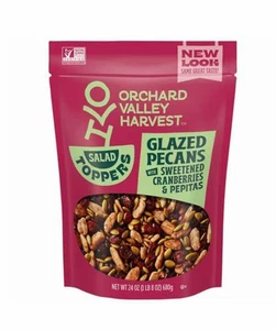 Orchard Valley Harvest SALAD TOPPERS Glazed Pecans Cranberries Pepitas 24oz - Picture 1 of 2