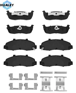 Front and Rear Ceramic Brake Pad Fit 1999-2003 Fitd F-150 2002 Lincoln Blackwood - Picture 1 of 8