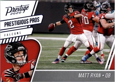 2020 Prestige Prestigious Pros Xtra Points Blue #13 Matt Ryan - FB - Image 1 of 2