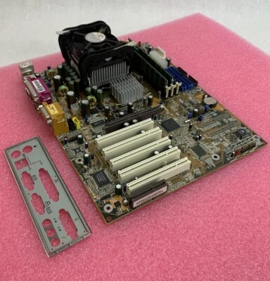 DFI NB72-SC Motherboard Intel Pentium 4 1.6GHz 384MB RAM w/Shield - Image 1 of 4