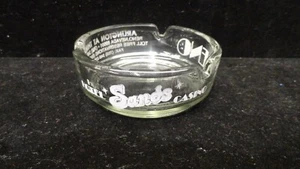 Vintage Klarglas Downtown Reno NEVADA Sands Casino Hotel Aschenbecher - Bild 1 von 6