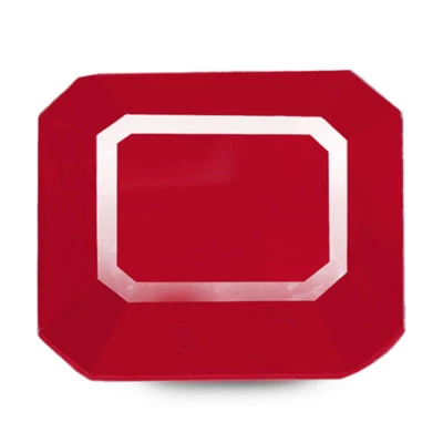 Rhodonite 5.75ct Manganese bearing incarnadine red natural earth mined Brazil - Image 1 of 3