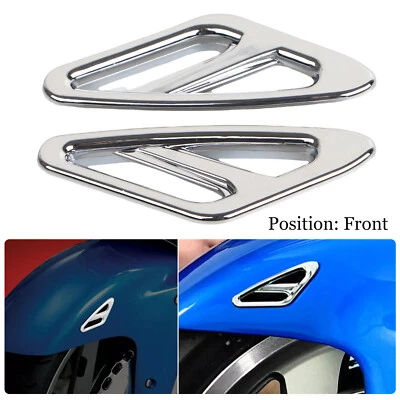 FOR HONDA GL1800 GOLDWING F6B FRONT FENDER FILLER CHROME ACCENT TRIM 2001-2017 - Image 1 of 4
