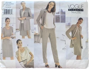 Vogue Muster 2256 Tamotsu Garderobe Jacke Rock Anzughose Gr. 14-16-18 UNGESCHNITTEN - Bild 1 von 10