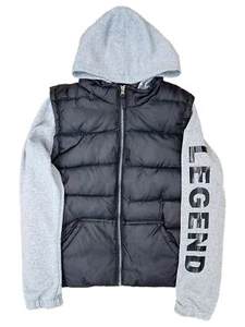 iXtreme Boys Gray Puffer Vest Full Front Zip Jacket Coat XXL 18 - Picture 1 of 1