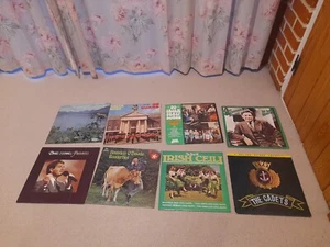 Collection of 8 Irish vinyl LPs Records Ireland The Cadets Ceili Folk Celtic - Picture 1 of 1
