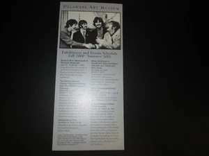 Linda McCartney's Sixties Portrait Exhibit Delaware Art Museum Sheet,2001 - Picture 1 of 4