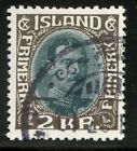 Iceland 1931 Christian X Redrawn Issue Scott 186 Used Cv$90 0C
