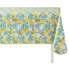 🍋 NIP Mainstays Peva Vinyl Tablecloth 60"x 102" Summer Lemon Pattern