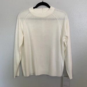 Mercer Street Studio Women Creme Long Sleeve Pullover NWT Soft - Picture 1 of 7