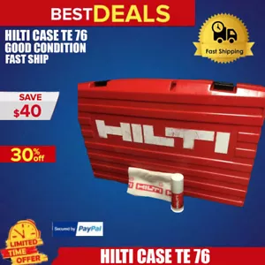HILTI CASE TE 76 (ONLY CASE), GOOD CONDITION, HILTI GREASE FREE, FAST SHIP - Picture 1 of 2