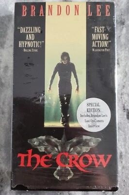 1993 The Crow Special Edition Brandon Lee Interview VHS Horror Cult Movie Foto 1 de 4
