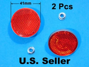 1971-1972 Yamaha XS1B XS2 Taillight Reflectors SMALL AT1 DS7 DT2 DT3 G6 G7 HS1 - Picture 1 of 7