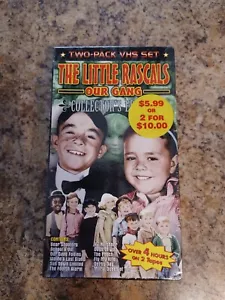 Little Rascals Our Gang vhs Collector's Edition sealed package (two tapes) - Bild 1 von 3