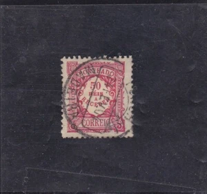 PORTUGAL POSTAGE DUE STAMP 50 REIS CANCEL MADEIRA - Picture 1 of 1