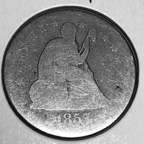 1855 Seated Liberty Quarter Dollar  #2 Cover