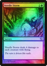 Needle Storm FOIL 9th Edition PLD Green Uncommon MAGIC MTG CARD ABUGames
