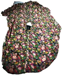 VTG Colorful Maxi Skirt Full Circle India Beautiful Sharp image! Silky drape - Picture 1 of 5