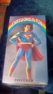 Superman RARE Cartoons R Fun VHS vintage 1950s cartoons animation NEW OOP HTF - Picture 1 of 2