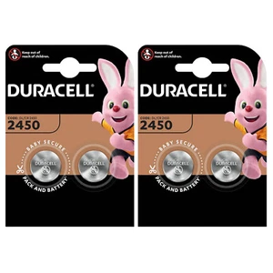 2x 2er Blister Duracell Specialty CR 2450 3V Lithium Batterie Knopfzelle DL2450 - Bild 1 von 1