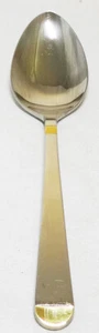 MELAGE GOLD by Retroneu Soup Spoon 7.25" NEW NEVER USED Made in Japan 18/8 - Picture 1 of 5