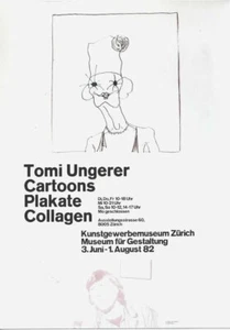 Original vintage poster TOMI UNGERER SWISS ART EXPO 1982 - Picture 1 of 1