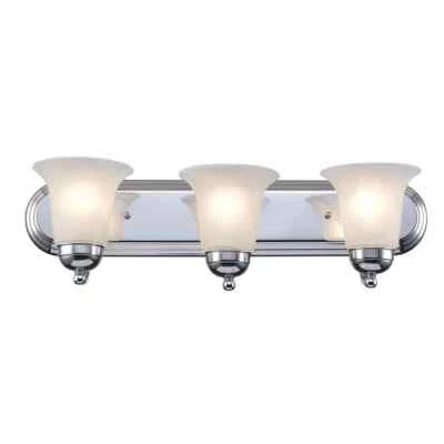 Bel Air Lighting Cabernet 24 in. 3-Light Polished Chrome Bathroom Vanity Light - Image 1 of 4