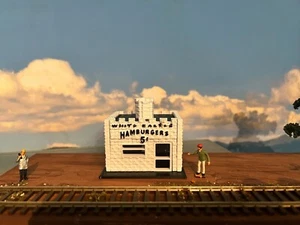 HO Scale White Castle Building 3D Printed Structure - Picture 1 of 4