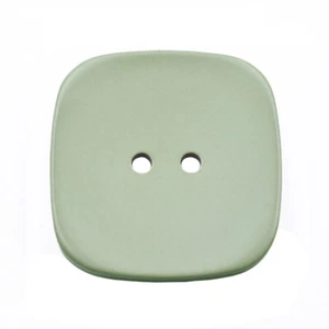 8Pcs DIY Matte Sewing Buttons 2-Hole Square Button for Wool Coat Overcoat Button - Picture 1 of 35