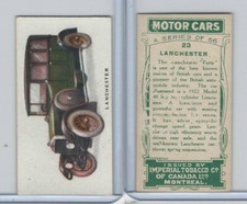 C22 Imperial Tobacco, Motor Cars, 1921, #23 Lanchester