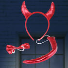 3pcs Children Headdress Set Horns& Accessories Devil Horns Cosplay