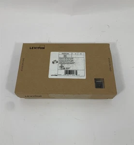 NEW Open Box Leviton 6ASJK-CE6 ATLAS-X1 Cat 6A SH Jack Prise Black - Picture 1 of 6