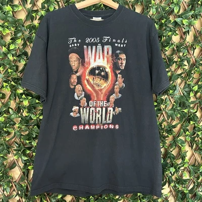 Camiseta De Colección 2005 Finales NBA Detroit Pistons Spurs Rap Talla L Foto 1 de 3