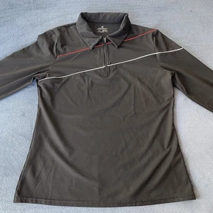 Jack Smith Women’s 1/4 Zip Black Stretch Athletic Jacket Large - Picture 1 of 14