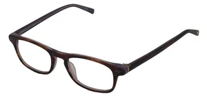 Jones New York Womens Petite Plastic Rectangle Eyewear , Brown J222 . 46mm - Picture 1 of 12