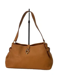 Bolso de Mano Salvatore Ferragamo Cuero Camel 5412 Gancini Salvatore Ferragamo - Imagen 1 de 7
