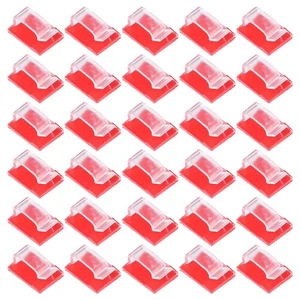 100 Pcs Drahtschnalle Kabel Halter Desktop-Kabelmanagement-Clips - Bild 1 von 12