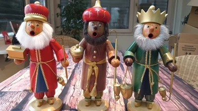 Räuchermänner "3 Könige" Ulbricht Erzgebirge - Bild 1 von 4