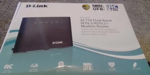 D-Link DSL-2878 AC750 Dual Band VDSL2/ADSL2+ Modem Router, NBN Ready - Picture 1 of 10