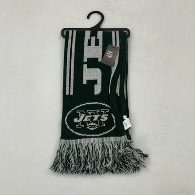 New York NY Jets NFL Football FOCO Team Logo Acrylic Winter Scarf Scarve Unisex - Image 1 of 4