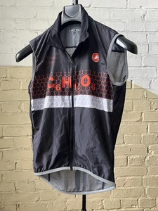 Mens CASTELLI Vest Gilet Jacket Jersey Top Nylon Mesh Size M - Picture 1 of 8