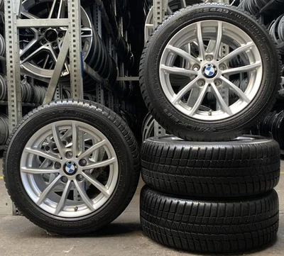 4x Original BMW Winterräder 205/55 R16 91H - für 1er F20 F21 2er F22 F23 2401 - Bild 1 von 4