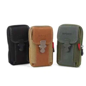 Gürtel Tasche Handy Gürteltasche Hülle Schutzhülle Clip Etui Nylon Universal DE - Bild 1 von 18