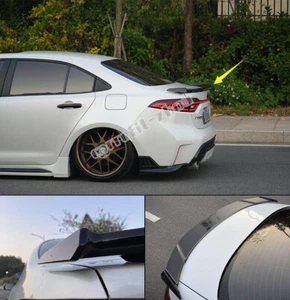 Spoiler trasero labio ala para Toyota Corolla 2020-2022 sedán negro brillante - Imagen 1 de 9