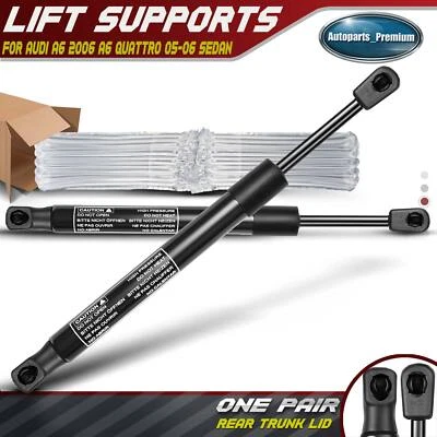 2 piezas soportes de elevación de tapa de maletero trasero amortiguadores puntales para Audi S6 09-11 A6 Quattro A6 Foto 1 de 4