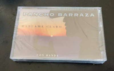 Sealed New Pancho Barraza ‎– Hablame Claro Mexico Import Cassette Latin Balboa - Image 1 of 3