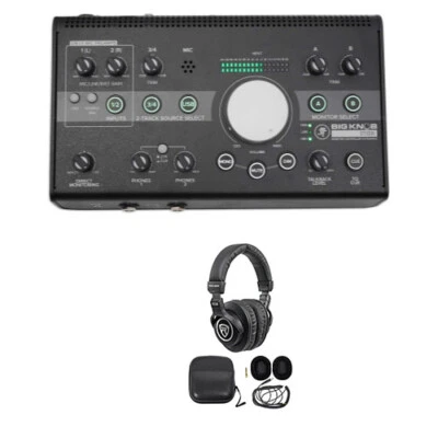 New Mackie Big Knob Studio 3x2 Monitor Controller 96kHz USB I/O + Headphones - Image 1 of 4