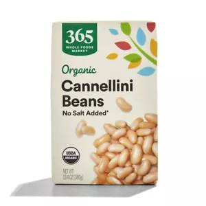 365 by Whole Foods Market Organic Unsalted Cannellini Beans 13.4 Ounce - Picture 1 of 6
