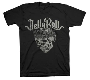 T-Shirt Jelly Roll City Skull Medium schwarz Herstellungsfehler #3 - Bild 1 von 2
