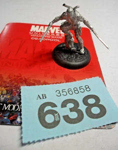 Knight Models Marvel Miniatures Game X-Men Deadpool metal with card B638 - Picture 1 of 4